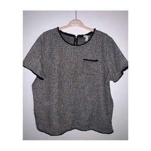 Tweed Short Sleeve Shirt